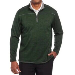 NWT Pebble Beach Men's Dry-Luxe Performance 1/4 Zip Forest Green Pullover XXL !